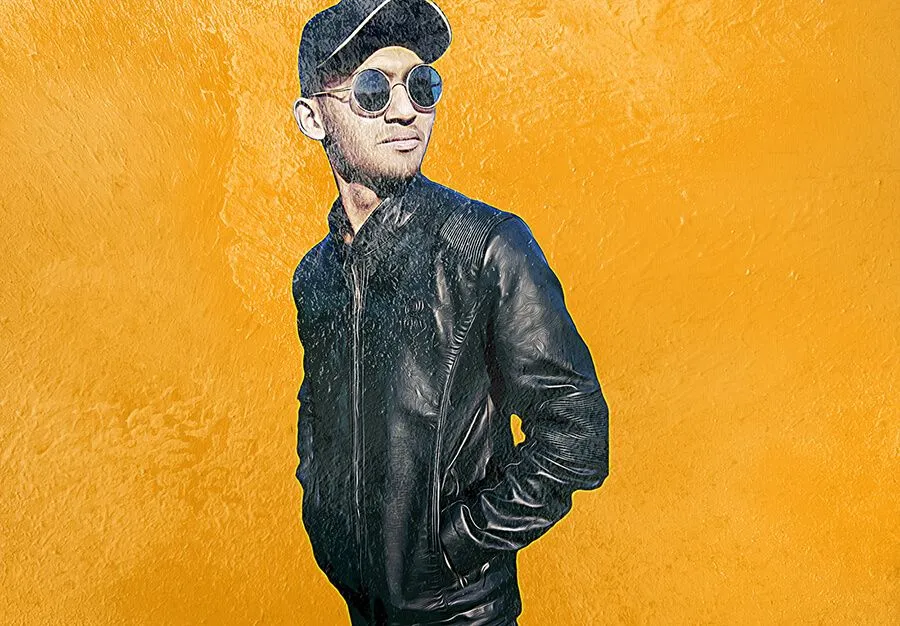 Vintage-style graphic design and illustration work by Hamdan Ibne Muneer