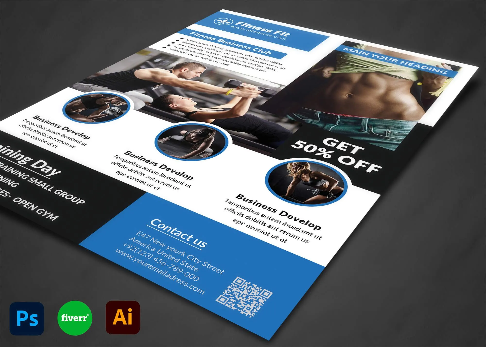 Creative digital illustration featuring abstract art and graphic design elements by Hamdan Ibne Muneer