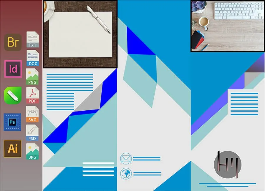 Graphic design work by Hamdan Ibne Muneer