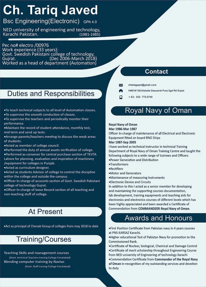 CV design by Hamdan Ibne Muneer